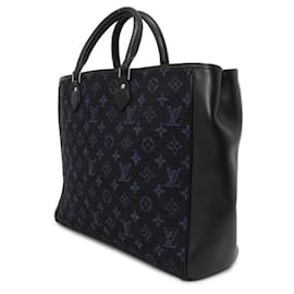 Louis Vuitton-Louis Vuitton Jacquard-Einkaufstasche mit Monogramm - Schwarz-Schwarz