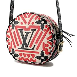 Louis Vuitton-Louis Vuitton Monogram Giant LV Crafty Boite Chapeau Souple Umhängetasche-Rot