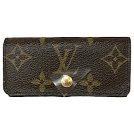 Louis Vuitton-Louis Vuitton Monogram Multicle 4 Key Case-Brown,Monogram