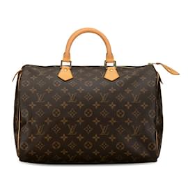 Louis Vuitton-Louis Vuitton-Monogramm schnell 35 Handtasche-Braun,Monogramm