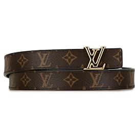 Louis Vuitton-Louis Vuitton Monogram Santur LV Iconic Gürtel - Größe 65/26-Braun,Monogramm