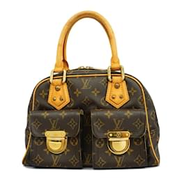 Louis Vuitton-Borsa Louis Vuitton Monogram Manhattan PM - Marrone-Marrone