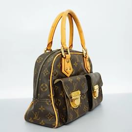 Louis Vuitton-Borsa Louis Vuitton Monogram Manhattan PM - Marrone-Marrone