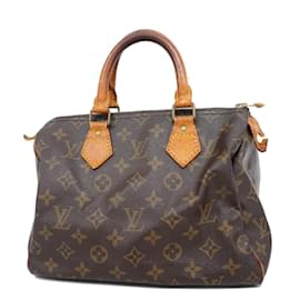 Louis Vuitton-Borsa Louis Vuitton Monogram Speedy 25 - Marrone-Marrone