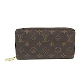 Louis Vuitton-Cartera Zippy Monogram Louis Vuitton M41894 en Rose Ballerine-Rosa,Monograma