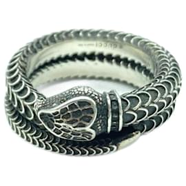 Gucci-Anello Serpente Argento GUCCI - Ag925-Argento