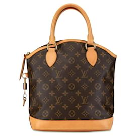 Louis Vuitton-Louis Vuitton Monogram Lockit Handtasche-Braun