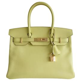 Hermès-Hermes Birkin 30 sulfur bag-Yellow