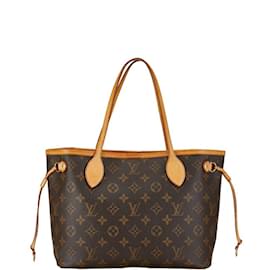 Louis Vuitton-Louis Vuitton Monogram Neverfull PM Handtasche Tote Bag-Braun