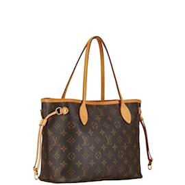 Louis Vuitton-Louis Vuitton Monogram Neverfull PM Handtasche Tote Bag-Braun