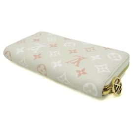 Louis Vuitton-Louis Vuitton Zippy Wallet M82290 - Light Beige Lambskin Bi-Fold for Women-Beige