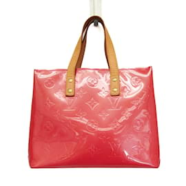 Louis Vuitton-Louis Vuitton Monogram Vernis Reade PM Handtasche in Himbeere-Pink