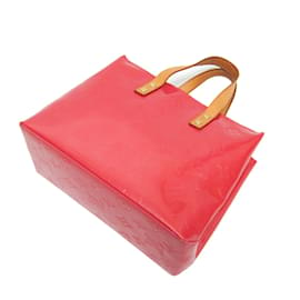 Louis Vuitton-Louis Vuitton Monogram Vernis Reade PM Handtasche in Himbeere-Pink