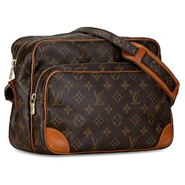 Louis Vuitton-Bolsa de Ombro Monogram Nile da Louis Vuitton - Couro PVC Marrom-Marrom