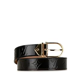 Louis Vuitton-Cintura Santur in Monogram Vernis di Louis Vuitton - Pelle verniciata nera-Altro