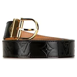 Louis Vuitton-Ceinture Santur en Monogram Vernis de Louis Vuitton - Cuir verni noir-Autre