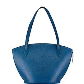 Louis Vuitton-Bolsa Tote Epi Saint Jacques da Louis Vuitton em Azul Toledo-Azul