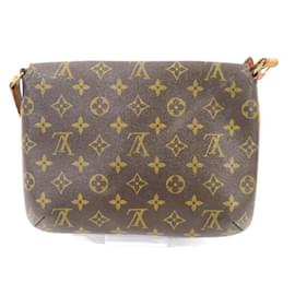 Louis Vuitton-Louis Vuitton Monogram Musette Tango Schultertasche für Frauen-Braun