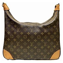 Louis Vuitton-Sac à épaule Boulogne 30 Monogram Louis Vuitton pour femmes-Marron