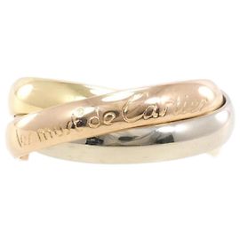 Cartier Trinity K18 Gold Band Ring for Women Other