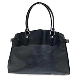 Louis Vuitton-Sac à main épaule Louis Vuitton Epi Passy GM M59252 pour femmes-Noir