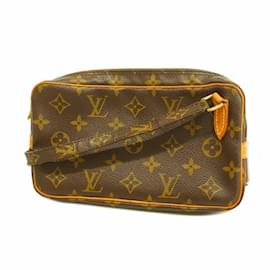 Louis Vuitton-Louis Vuitton Monogram Pochette Marly Umhängetasche-Braun