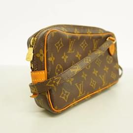 Louis Vuitton-Louis Vuitton Monogram Pochette Marly Umhängetasche-Braun