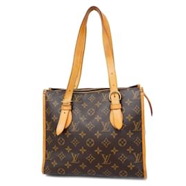 Louis Vuitton-Sac à main Popincourt Monogram Louis Vuitton pour femmes-Marron