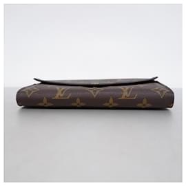 Louis Vuitton-Louis Vuitton Long Wallet Monogram Portefeuille Sarah M62234-Brown,Fuschia