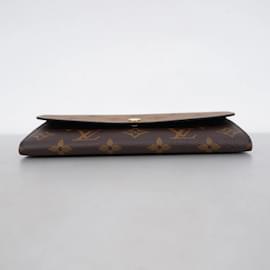 Louis Vuitton-Louis Vuitton Monogram Reverse Emily Lange Geldbörse für Frauen-Braun