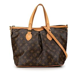 Louis Vuitton-Louis Vuitton Monogram Palermo PM Handtasche-Braun