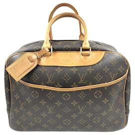 Louis Vuitton-Bolso Louis Vuitton Monogram Deauville M47270-Azul,Monograma