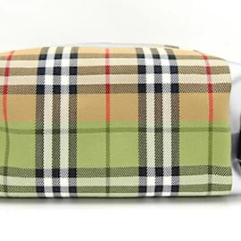 Burberry-Burberry Nova Check Men's Pouch - Beige, Silver, Black-Black,Silvery,Beige