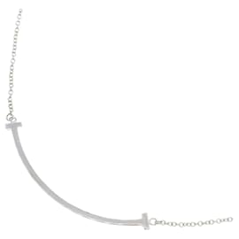 Tiffany & Co-Collana Pendente T Smile di Tiffany & Co. in Argento Sterlingo 925-Altro