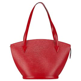 Louis Vuitton-Bolsa Louis Vuitton Epi Saint Jacques na cor vermelho castelhano-Vermelho