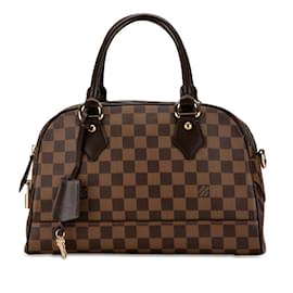 Louis Vuitton-Bolsa Louis Vuitton Damier Duomo N60008 - Couro PVC marrom-Marrom