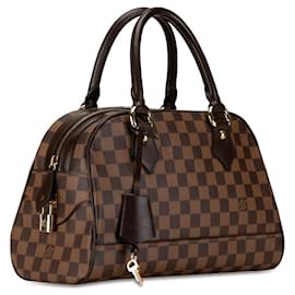 Louis Vuitton-Bolsa Louis Vuitton Damier Duomo N60008 - Couro PVC marrom-Marrom