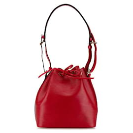 Louis Vuitton-Bolso de hombro Louis Vuitton Epi Petit Noé en rojo castellano-Roja