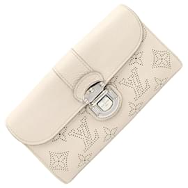 Louis Vuitton-Carteira Mahina Louis Vuitton Iris M58159 - Branco Marfim-Branco