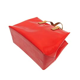 Louis Vuitton-Louis Vuitton Monogram Vernis Reade PM Handtasche in Rouge-Rot