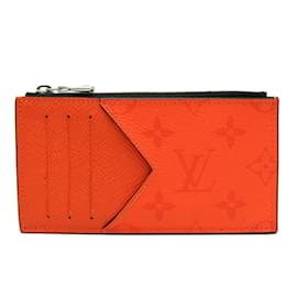 Louis Vuitton-Porta-cartões de moedas Taigarama Louis Vuitton em laranja-Laranja