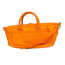 Louis Vuitton-Bolsa Louis Vuitton Epi Danura MM na cor laranja mandarim-Laranja,Cinza