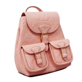 Louis Vuitton-Louis Vuitton Monogram Empreinte Backpack in Pink Opal-Pink,Other