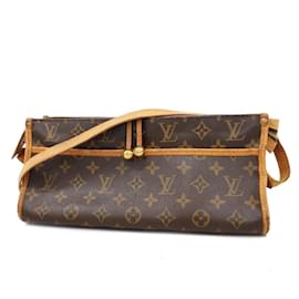 Louis Vuitton-Sac à épaule Monogram Popincouron Louis Vuitton pour femmes-Marron