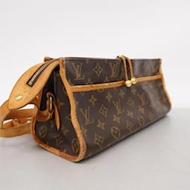 Louis Vuitton-Sac à épaule Monogram Popincouron Louis Vuitton pour femmes-Marron