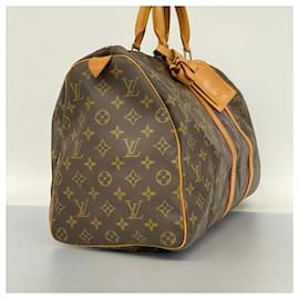 Louis Vuitton-Louis Vuitton Monogram Keepall 45 Boston Tasche-Braun,Monogramm