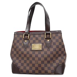 Louis Vuitton-Sac à main Louis Vuitton Damier Hampstead PM en Ébène-Damier ebène