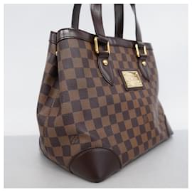 Louis Vuitton-Sac à main Louis Vuitton Damier Hampstead PM en Ébène-Damier ebène