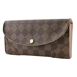 Louis Vuitton-Louis Vuitton Kaisa Long Geldbörse - Damier-Canvas-Braun,Pink