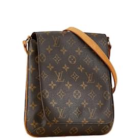 Louis Vuitton-Lange Schultertasche Musette Salsa Monogram Louis Vuitton-Braun